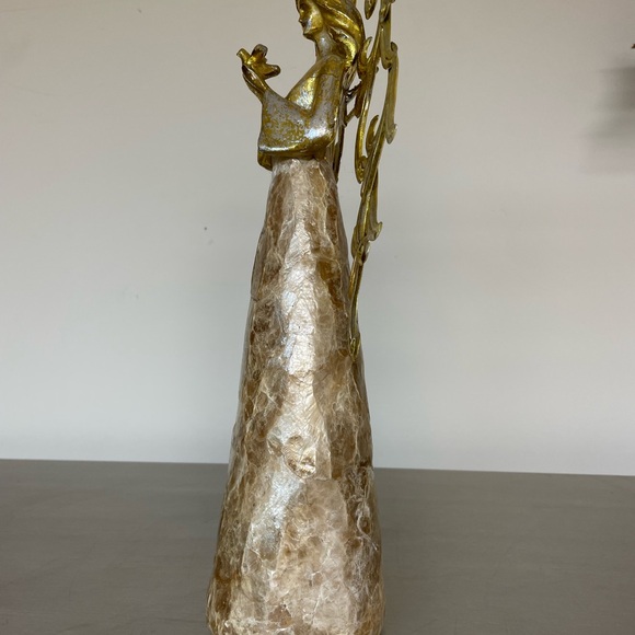 Lg Resin Gold Angel - Picture 7 of 11